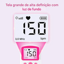 Doppler Monitor Portátil de Batimento Cardíaco - Rosa