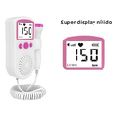 Doppler Monitor Portátil de Batimento Cardíaco - Rosa