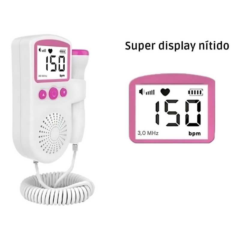 Rosa - Doppler Monitor Portátil de Batimento Cardíaco