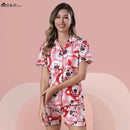 Pijama Feminino - Manga Curta e Short - Z&D Confort Luxe