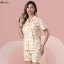 Pijama Feminino - Manga Curta e Short - Z&D Confort Luxe