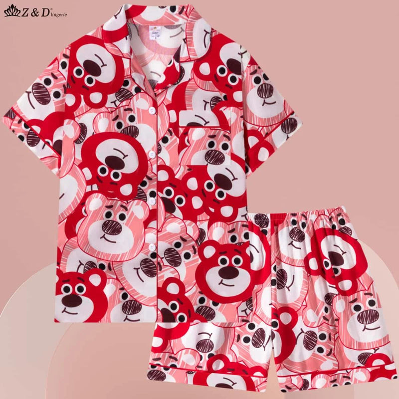 Z&D Confort Luxe – Pijama Feminino - Manga Curta e Short