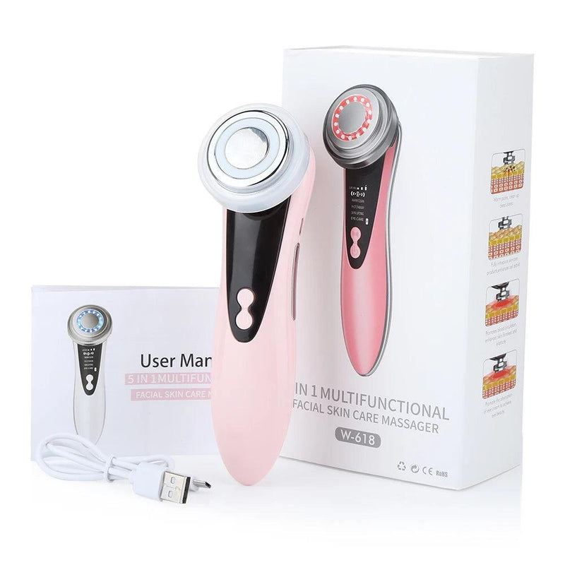 DermaLift Expert – Massageador Facial - Vibração para Reafirmar e Rejuvenescer a Pele