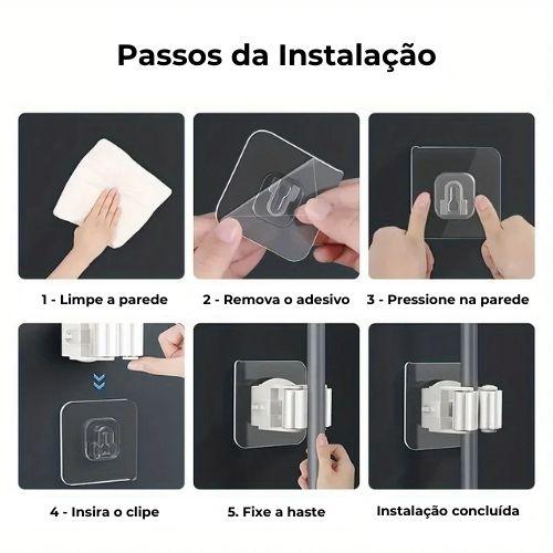 Ganchos adesivos multifuncionais