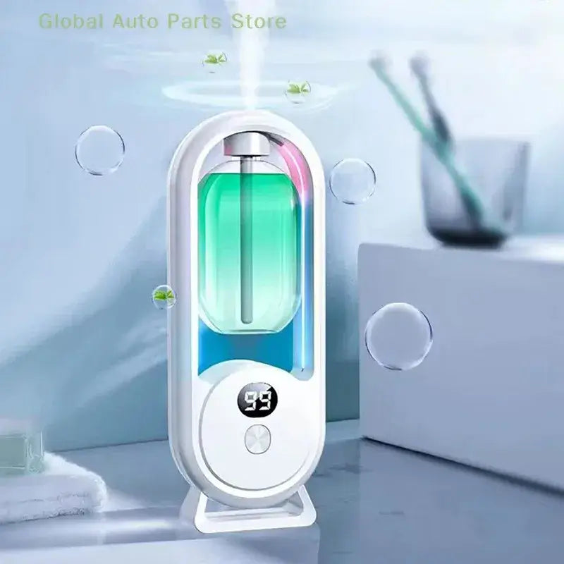 AuraSense Pro - Difusor de Aromas Nano com Display Digital e 5 Modos de Intensidade e Iluminação