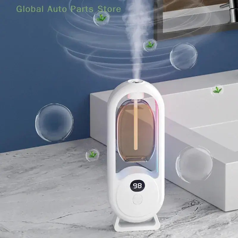 AuraSense Pro - Difusor de Aromas Nano com Display Digital e 5 Modos de Intensidade e Iluminação