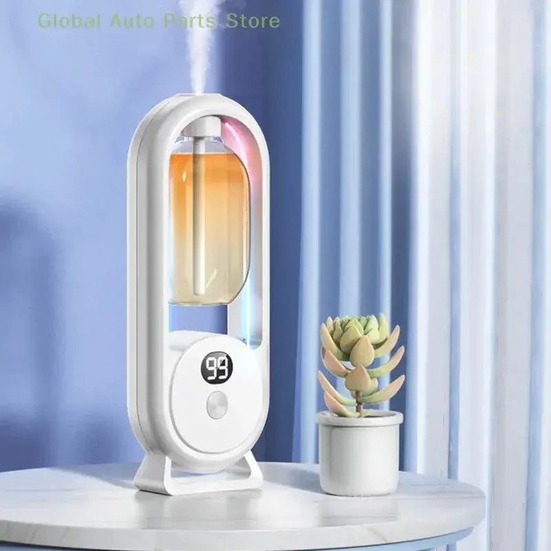 AuraSense Pro - Difusor de Aromas Nano com Display Digital e 5 Modos de Intensidade e Iluminação