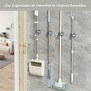 Ganchos Adesivos para Vassoura e Rodo