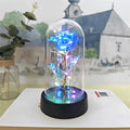 Rosa Eterna - Cúpula Transparente com LED